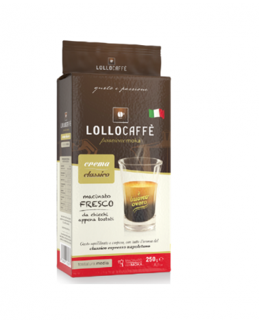 Lollo Caffè Crema Classico moulu 250 gr