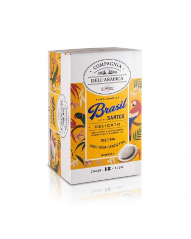 BRÉSIL SANTOS DELICATO (PODS) 100% PUR ARABICA