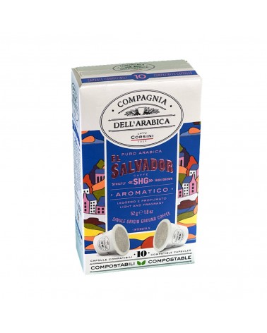 EL SALVADOR "SHG" CAPSULES COMPATIBLES NESP.10 x 5,2 gr.