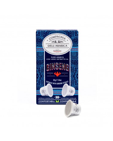 CAFFE' AL GINSENG CAPSULES 10 x 5,2 gr.
