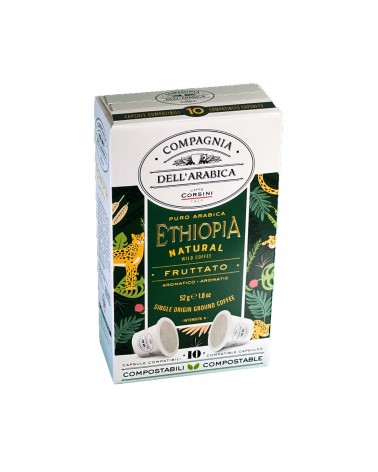 ETHIOPIA HARENNA FOREST WILD COFFEE CAPSULES 10 x 5,2 gr.