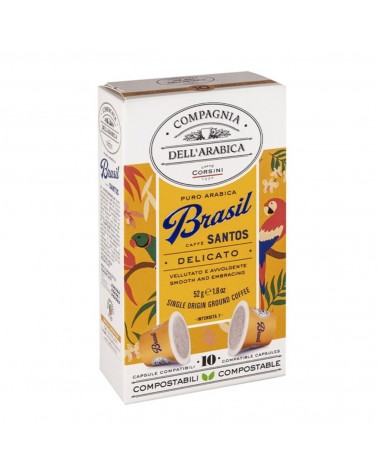 BRASILE SANTOS CAPSULES 10 x 5,2 gr.