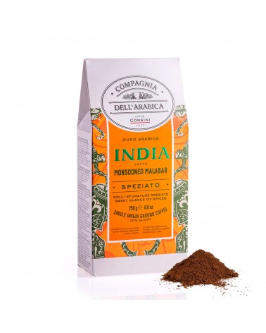 CAFÉ MOULU | INDIA MALABAR | 100% ARABICA | 250 gr.